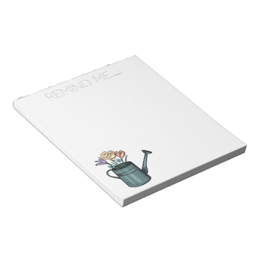 Remind MeフローラブーケWiring Canメモ帳 ノートパッド (アングル)