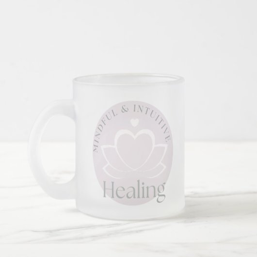 Remind Yourself How Much You're Worth フロストグラスマグカップ (左)