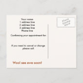 Reminding Ewe:リマインダカード 案内ポストカード (裏面)