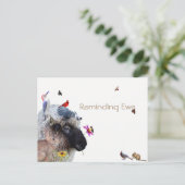 Reminding Ewe:リマインダカード 案内ポストカード (スタンド正面)