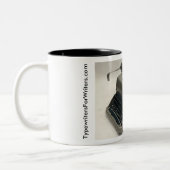 Remingtonの極度Riterのタイプライター ツートーンマグカップ (左)