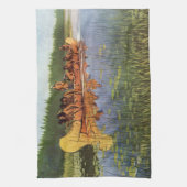 Remington素晴らしによる探検家、ヴィンテージパイオニア キッチンタオル (縦)