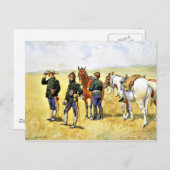 Remington – スカウティングパーティー、カウボーイアート ポストカード (正面/裏面)