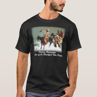 Remington -ブラックフット戦争のパーティーのリターン tシャツ
