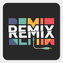 Remix Audio | DJミュージック レトロ幾何学グラフィック