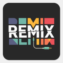 Remix Audio | DJミュージック レトロ幾何学グラフィック