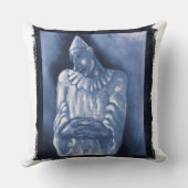 Remix of Clown (1934) oil painting by Mikulas Gala クッション (裏面)