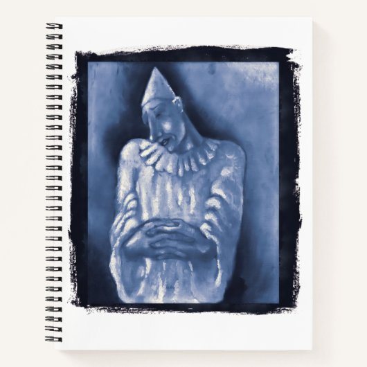 Remix of Clown (1934) oil painting by Mikulas Gala ノートブック (正面)