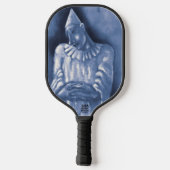 Remix of Clown (1934) oil painting by Mikulas Gala ピックルボールラケット (裏面)