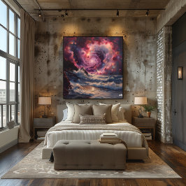 Remolino Cósmico: Impresionista y Surrealista ポスター