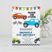 Remote Control Cars party invitation 招待状 (スタンド正面)