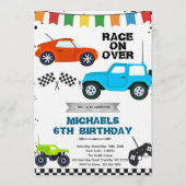 Remote Control Cars party invitation 招待状 (正面)