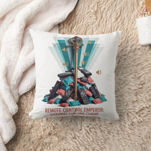 Remote Control Emperor T Shirt クッション (ブランケット)