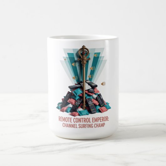 Remote Control Emperor T Shirt コーヒーマグカップ (中央)