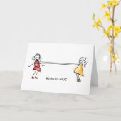 Remote-Hug カード (黄色い花)