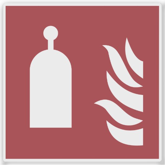 Remote Release Stationの安全標識 シール (正面)