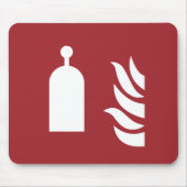 Remote Release Stationの安全標識 マウスパッド (正面)