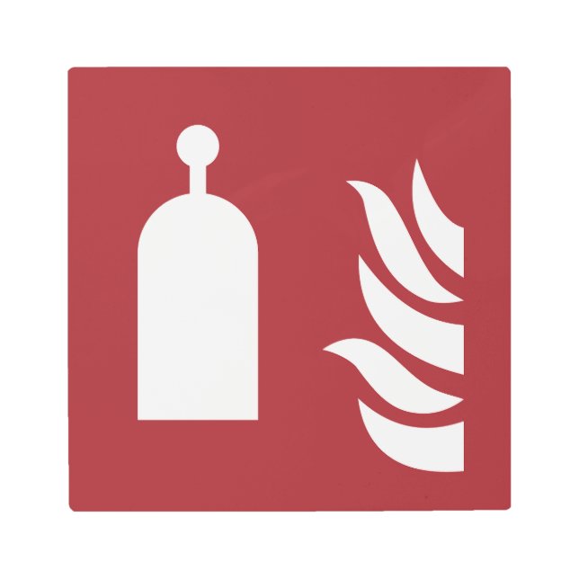 Remote Release Stationの安全標識 メタルプリント (正面)