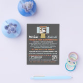 Removal Vanデザイン、Removal Company 広告's チラシ (シングル)