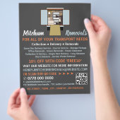 Removal Vanデザイン、Removal Company 広告's チラシ (手)