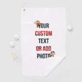 Remove This Design & Add Your Own Design ゴルフタオル (インサイチュ)