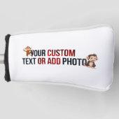 Remove This Design & Add Your Own Design ゴルフヘッドカバー (正面)