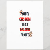 Remove This Design & Add Your Own Design チラシ (正面)