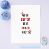 Remove This Design & Add Your Own Design チラシ (シングル)