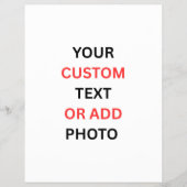 Remove This Design & Add Your Own Design チラシ (正面)