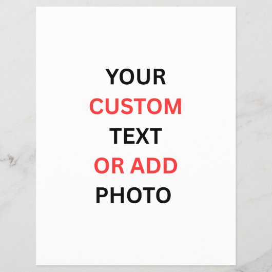 Remove This Design & Add Your Own Design チラシ (正面)