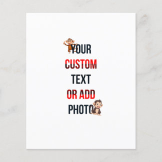 Remove This Design & Add Your Own Design チラシ