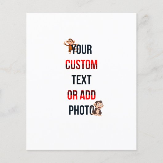 Remove This Design & Add Your Own Design チラシ (正面)