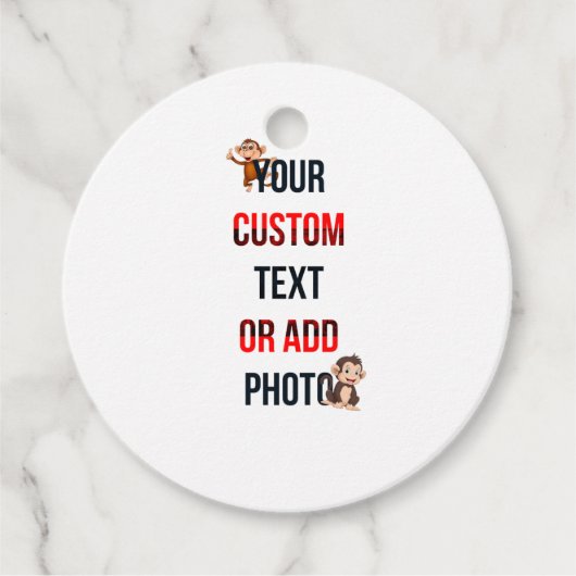 Remove This Design & Add Your Own Design フェイバータグ (正面)