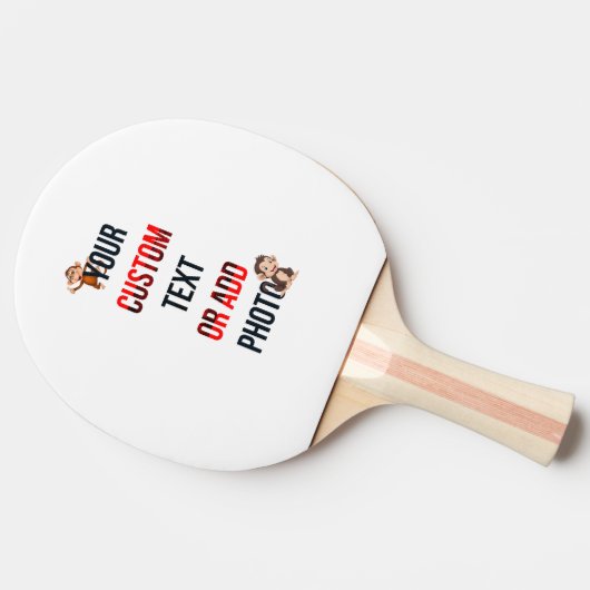 Remove This Design & Add Your Own Design  卓球ラケット (横)