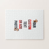 Remove This Design & Add Your Own Design 11" x 14" ジグソーパズル (横)