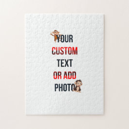 Remove This Design & Add Your Own Design 11" x 14" ジグソーパズル