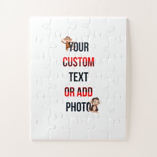 Remove This Design & Add Your Own Design 11" x 14" ジグソーパズル (縦)