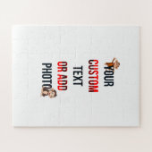 Remove This Design & Add Your Own Design 16" x 20" ジグソーパズル (横)