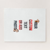 Remove This Design & Add Your Own Design 16" x 20" ジグソーパズル (横)