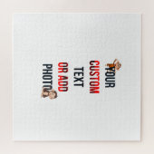 Remove This Design & Add Your Own Design 20" x 20" ジグソーパズル (横)