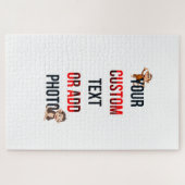 Remove This Design & Add Your Own Design 20" x 30" ジグソーパズル (横)
