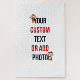 Remove This Design & Add Your Own Design 20" x 30" ジグソーパズル