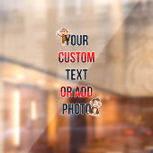 Remove This Design & Add Your Own Design 24" x 18" ウィンドウサイン (シート2)