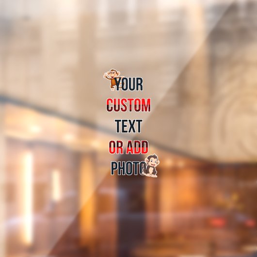 Remove This Design & Add Your Own Design 28" x 40" ウィンドウサイン (シート2)