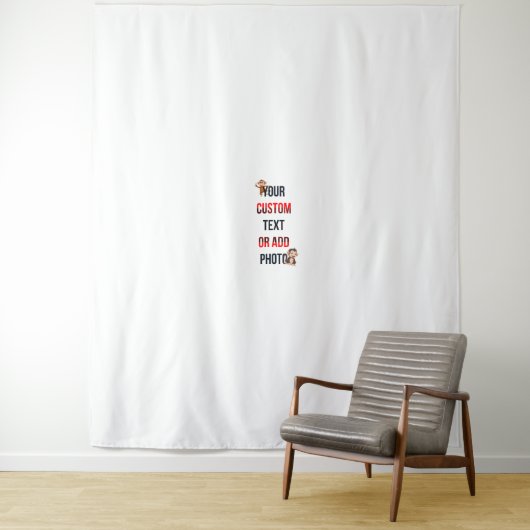 Remove This Design & Add Your Own Design 88"x104" タペストリー (インサイチュ)