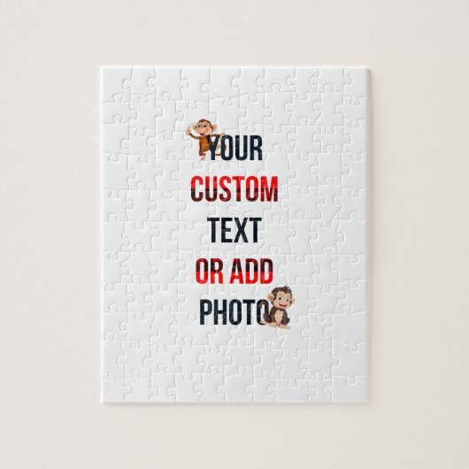 Remove This Design & Add Your Own Design 8" x 10" ジグソーパズル (縦)