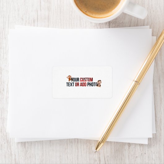 Remove This Design & Add Your Own Design Address ラベル (インサイチュ)