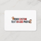 Remove This Design & Add Your Own Design Euro 名刺 (正面)