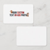 Remove This Design & Add Your Own Design Euro 名刺 (正面/裏面)