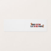 Remove This Design & Add Your Own Design Folded  名刺 (外部フラット)